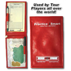 yardage book cover red