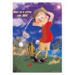 birthday card golf!