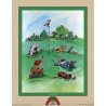 golf picture humour lithograph!