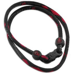 Titan Necklace x30 black/red 55 cm
