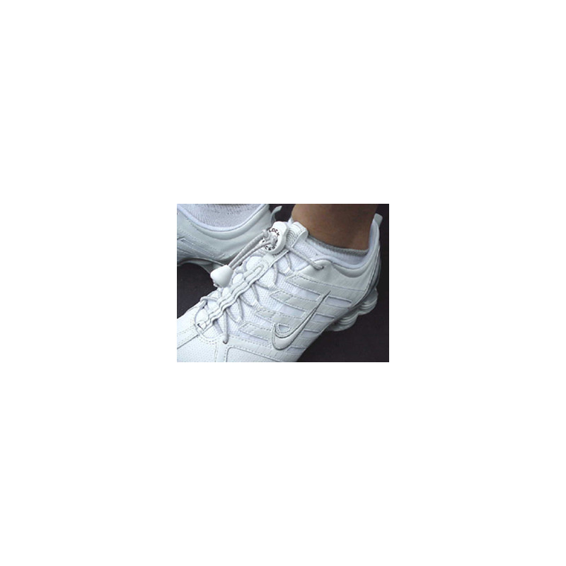 Elastic Shoe Laces Lock Laces white