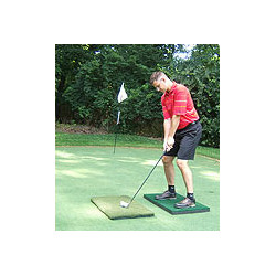 Golfmatta unik fairway känsla 2-som-1