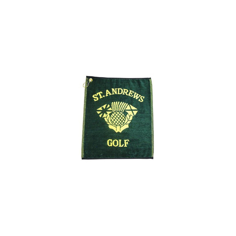 Golf Towel St. Andrews green/yellow