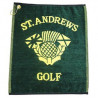 Golf Towel St. Andrews green/yellow