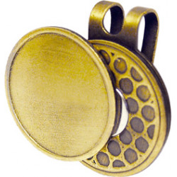 Golf Cap Clip Marker 25mm bronze