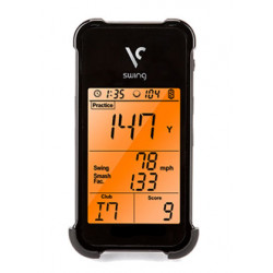 Golf Launch Monitor Swing and Ball Speed black