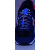 Elastic Shoe Lace with Lock Reflective blue