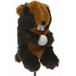 Headcover golf Beaver with golfball