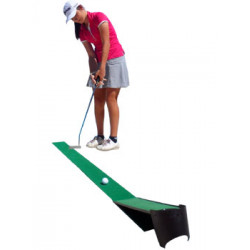 Putting mat + Boomering Putting Trainer return system