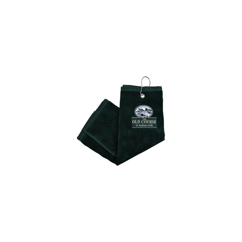 Golf Towel 3-folded St Andrews Old Course green