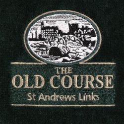 Golf Towel 3-folded St Andrews Old Course green