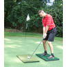 Golf mat unique fairway feel 2-in-1 golf mat 75 x 25 cm