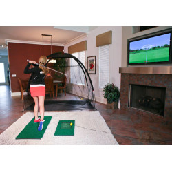 Golf Simulator Basic Plus Package + stance mat