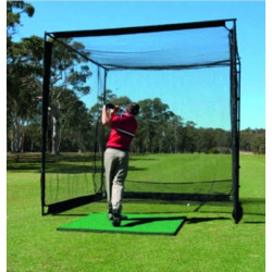 Golf Simulator Optishot 2 + Projection Screen + stance mat + supper cage