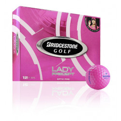 Golfbollar Bridgestone Lady Precept Optisk rosa 12-pack