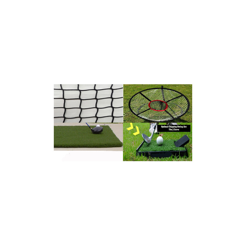 Golf Home Practice Package Basic Plus Deluxe indoors outdoors