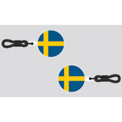 Solglasögon Keps Skärm skyddsclip 360 Sverige svenska flaggan