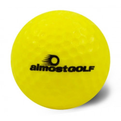 Almost Golf Balls Pro Practice balls  Yellow 6-pack