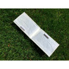 Yardage book cover white