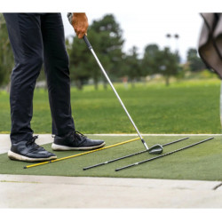 Golf Alignment Rods Deluxe 3-pack