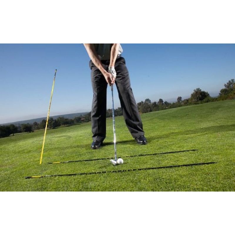 Golf Alignment Rods Deluxe 3-pack