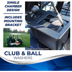 golfball washer and golfclub cleaner all-in-one!