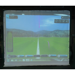 Golf simulator nät projektionsduk 3 x 3 meter