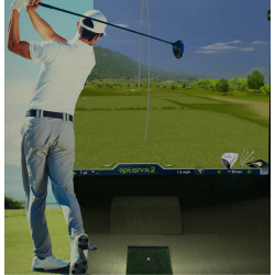 Golf Simulator Optishot 2 + Projections screeen 3 x 3 meters