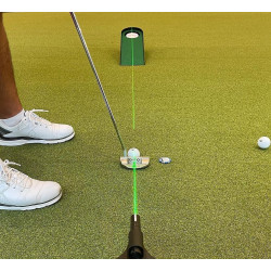 Putting mat + Boomering Putting Trainer return system