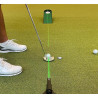 Putting mat + Boomering Putting Trainer return system