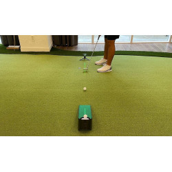 Putting mat + Boomering Putting Trainer return system