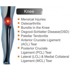 Knee Healing Therapy Infrared heat/cold/support 3-in-1